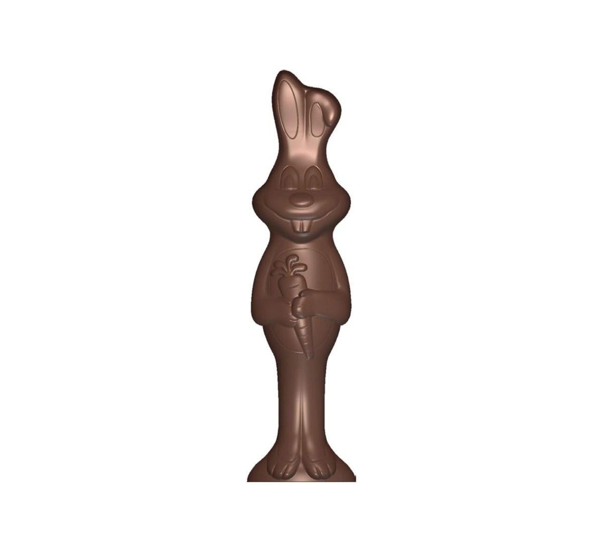 Lapin en chocolat avec carotte
