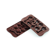 Moule en silicone pour chocolats – 4 empreintes clefs
