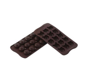 Moule en silicone pour chocolats – 15 empreintes têtes de cochon
