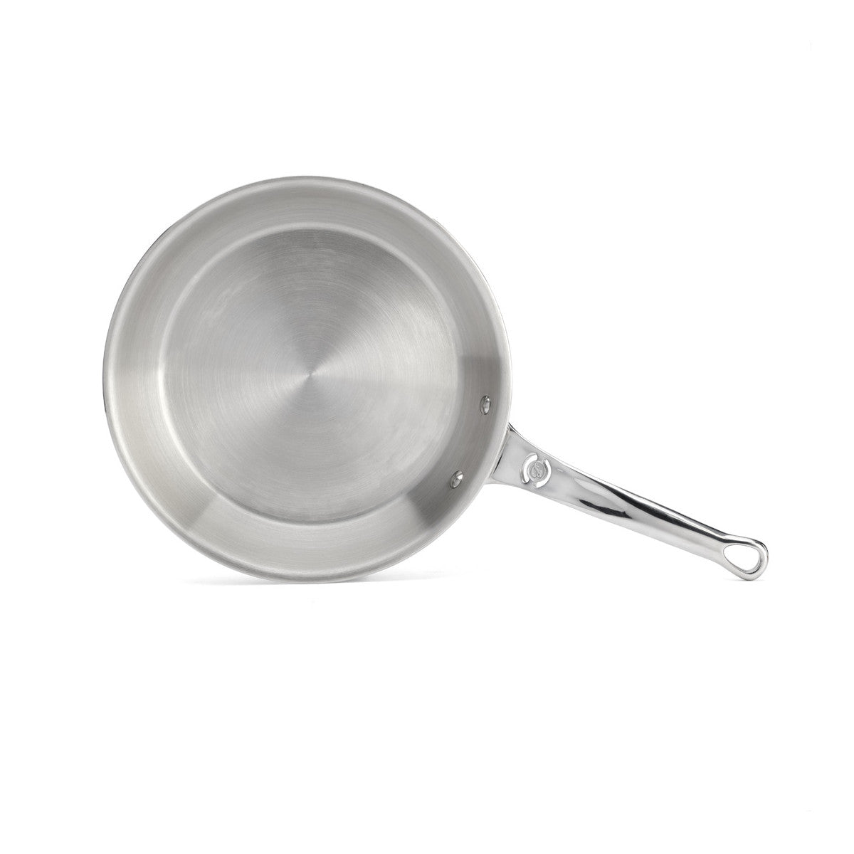 Intérieur de la poêle en inox De Buyer