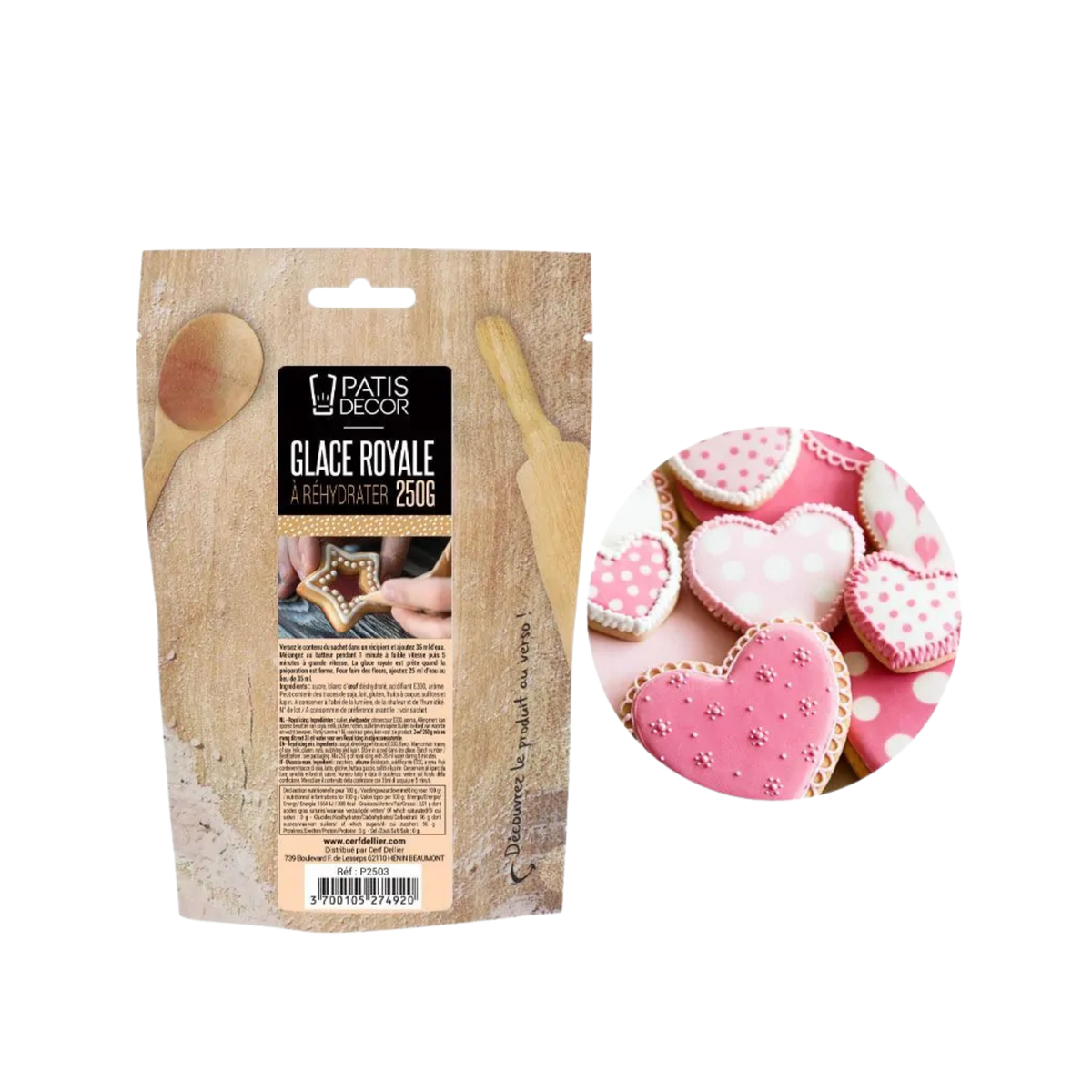 Glace royale à réhydrater 250 g
