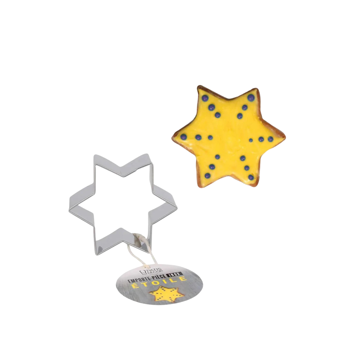 Emporte-pièce étoile en inox pour biscuits et décorations de Noël