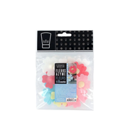 Sachet de fleurs en azyme multicolores Patisdécor