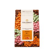 Sachet de callets orange colorés et aromatisés Callebaut