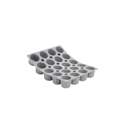 De Buyer - Moule silicone 20 mini canelés Bordelais ELASTOMOULE - 21x17,6cm