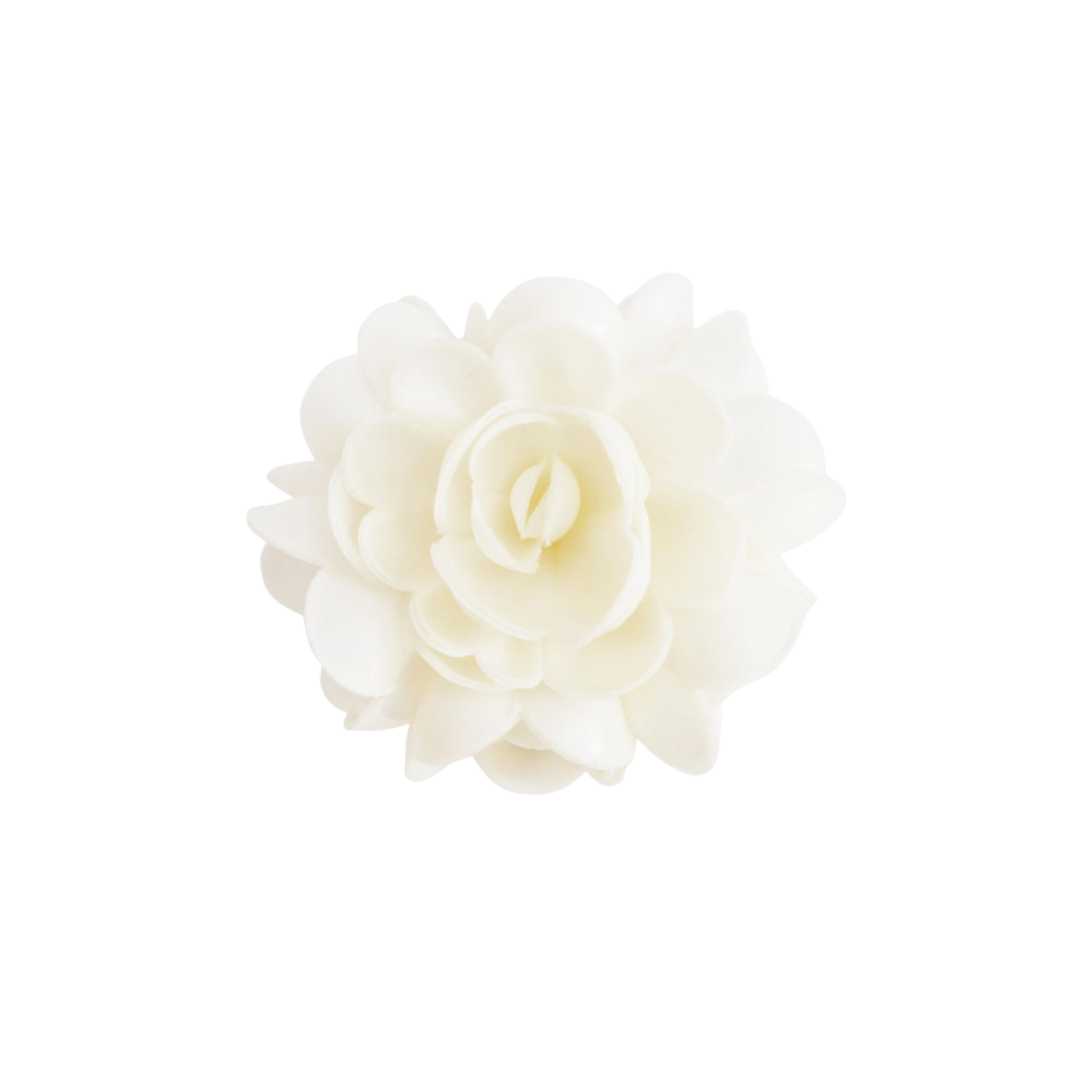 Grande fleur blanche comestible pour décoration de gâteau et pâtisserie