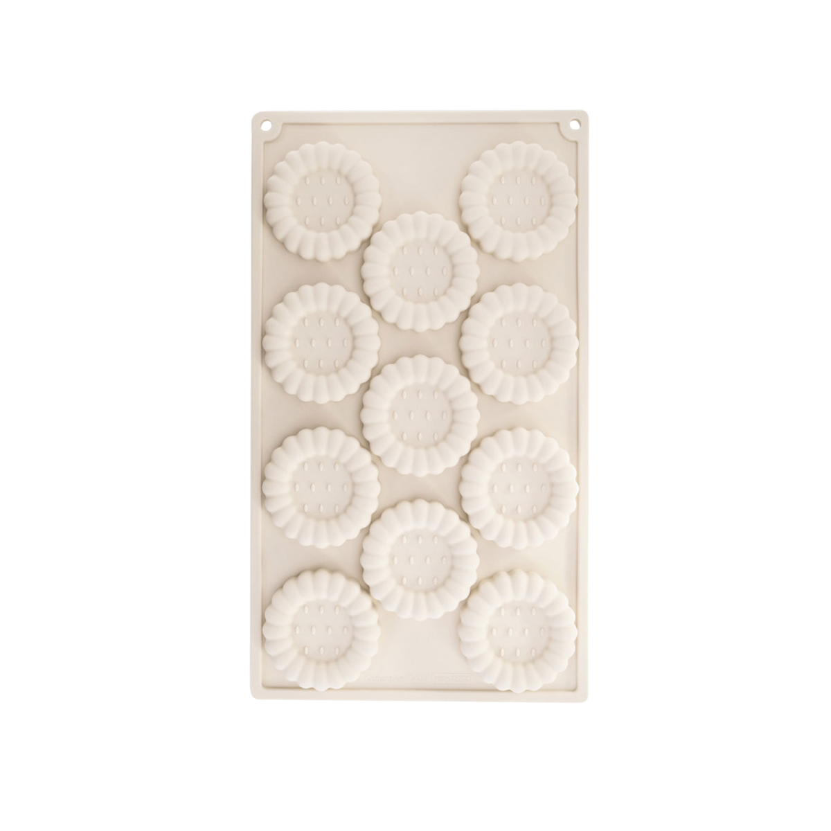 ScrapCooking - Moule silicone antiadhérent tartelettes et biscuits