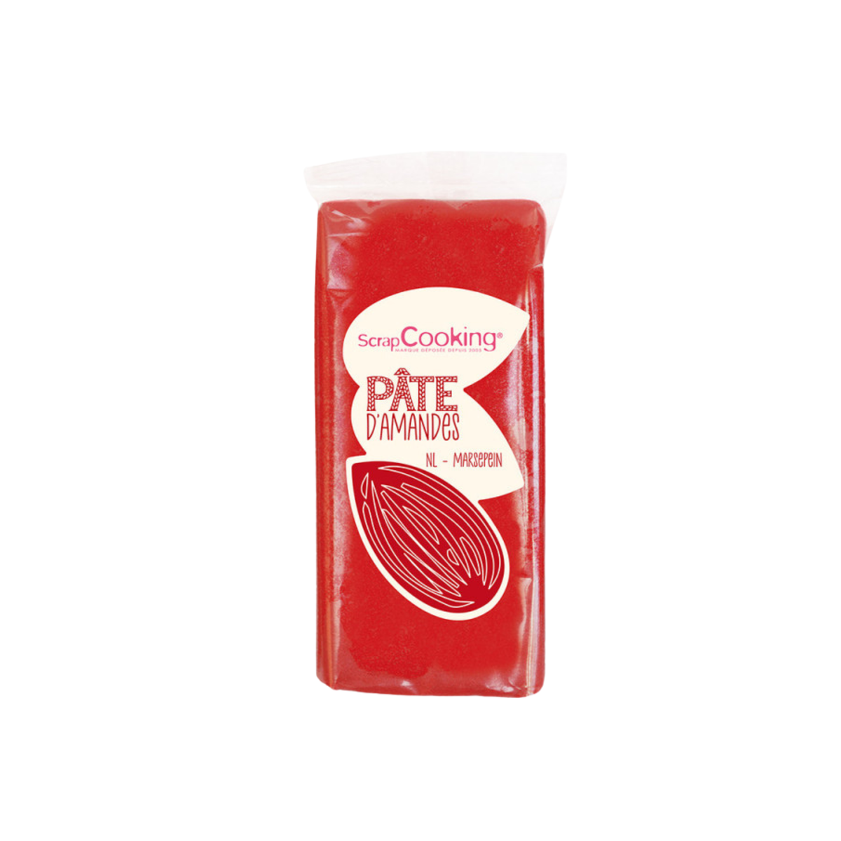 pâte d'amande rouge