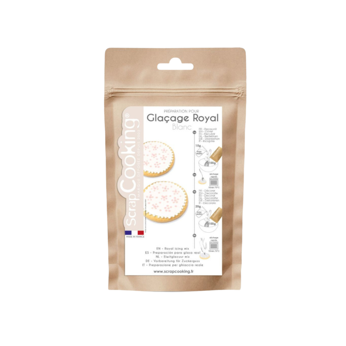 Préparation pour glaçage royal blanc ScrapCooking
