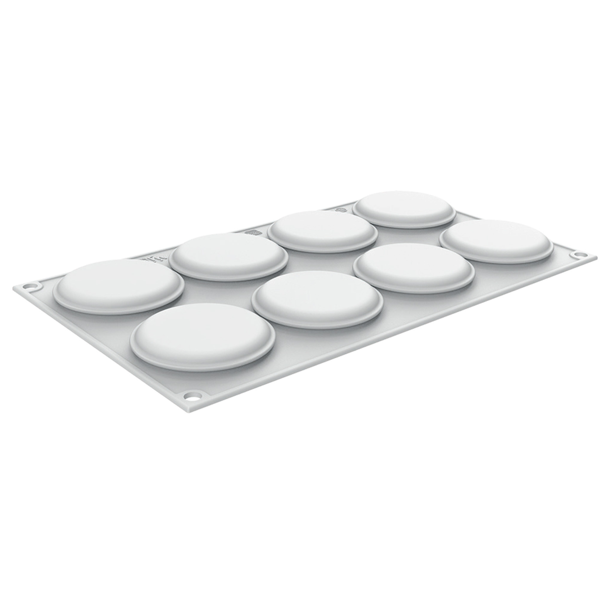 Moule en silicone 8 empreintes rondes pour entremets