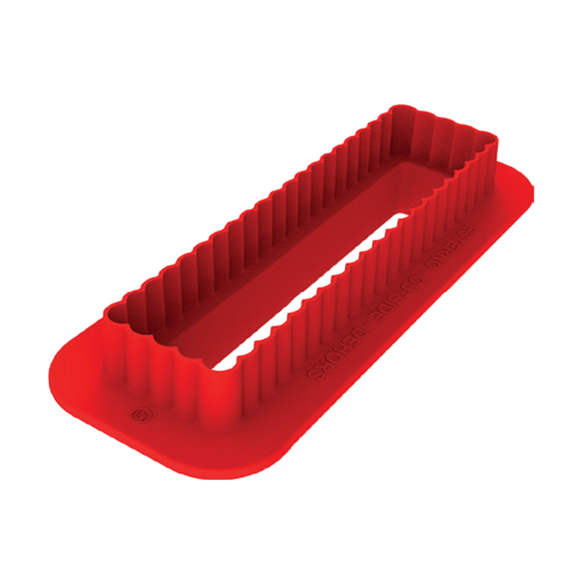 Découpoir rectangulaire double usage pour fonds de tarte