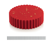 Exemple de réalisation – entremets rond avec décor cannelé sur le contour