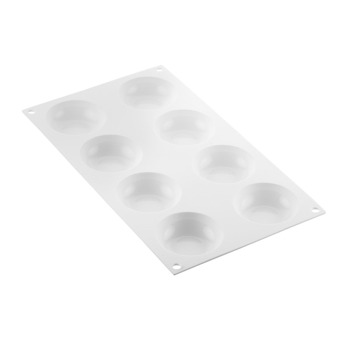 Moule silicone 8 empreintes rondes pour tartelettes