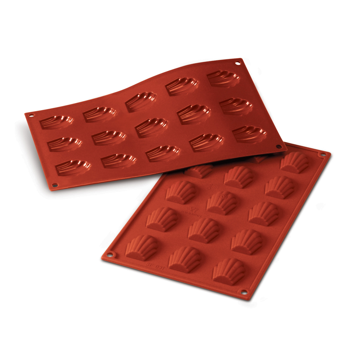 Moule silicone Silikomart 15 empreintes madeleines