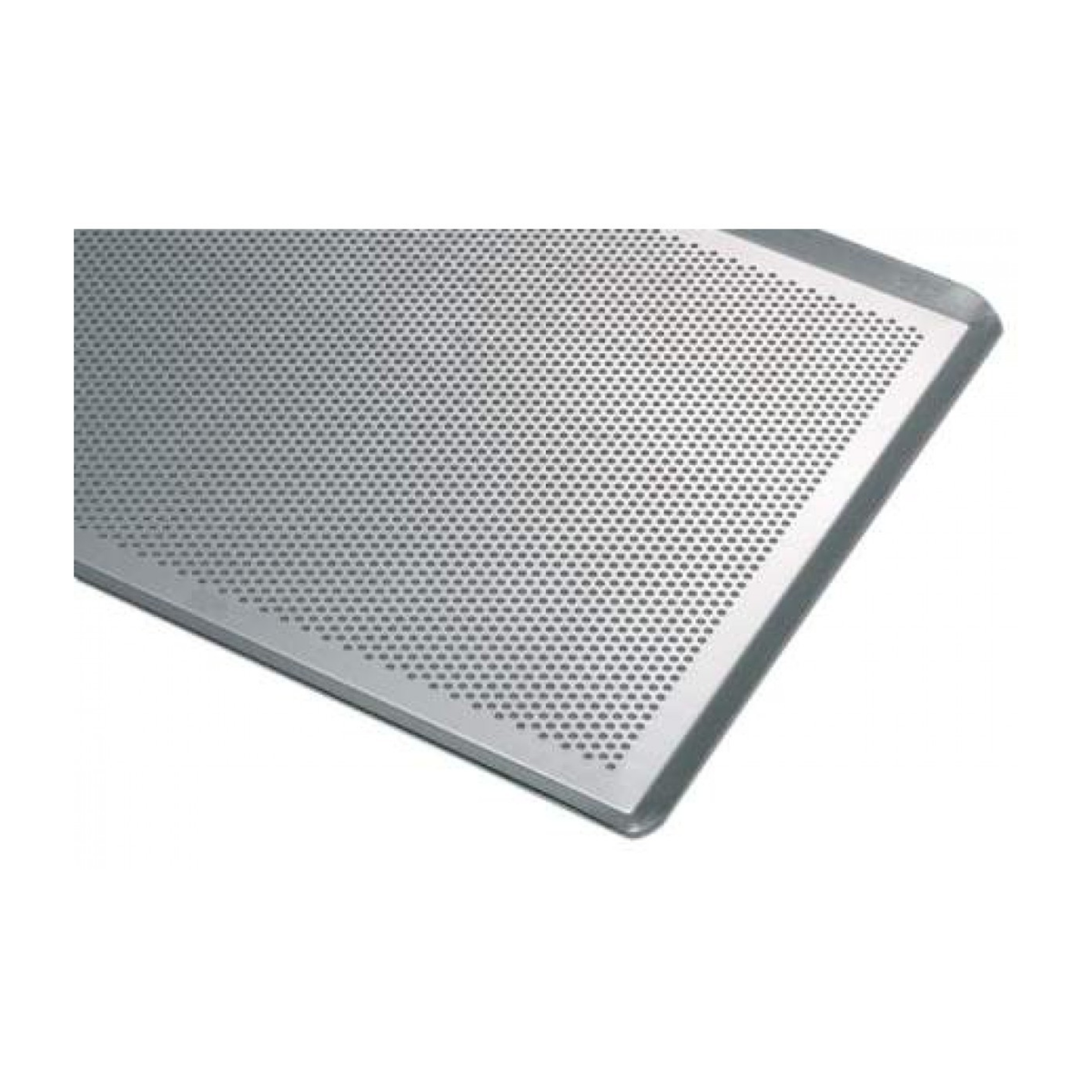 Plaque de cuisson perforée en aluminium – vue détaillée des perforations