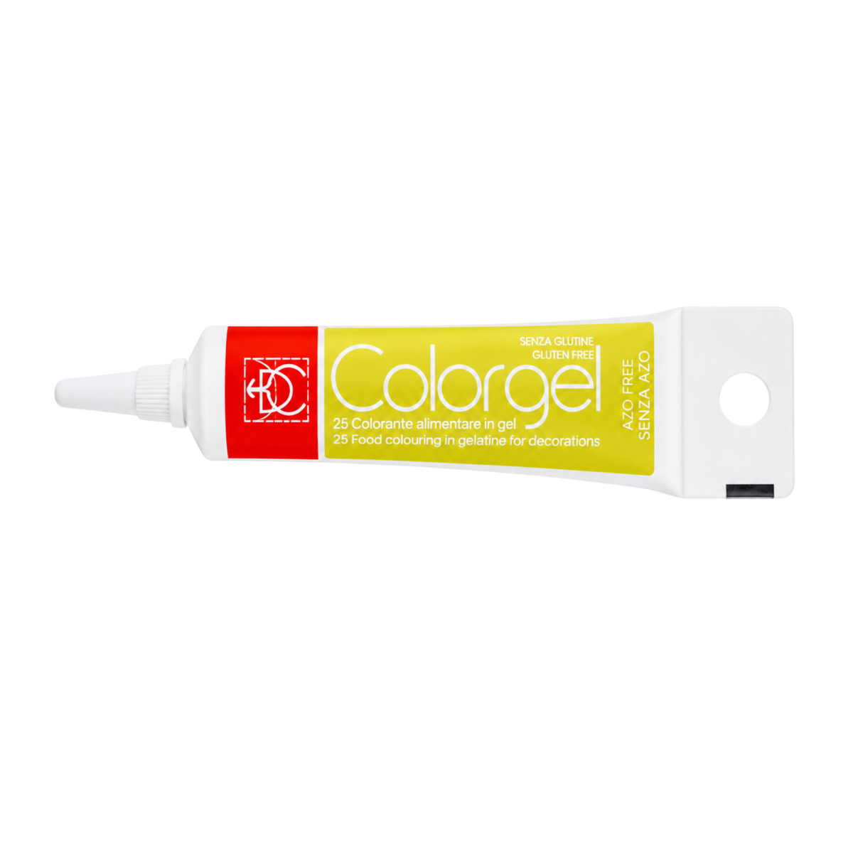 Colorant gel tube jaune