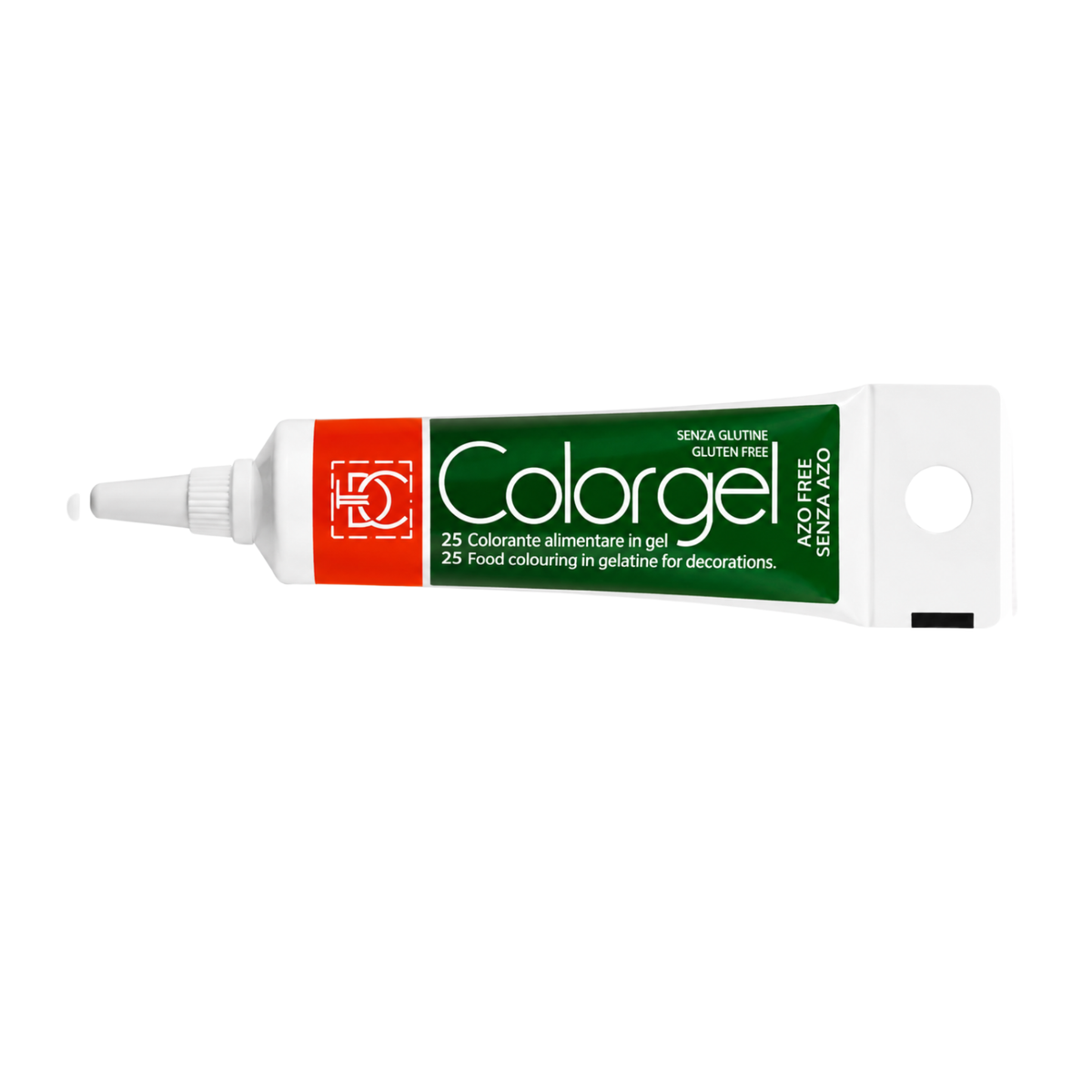 Colorant gel tube vert foncé