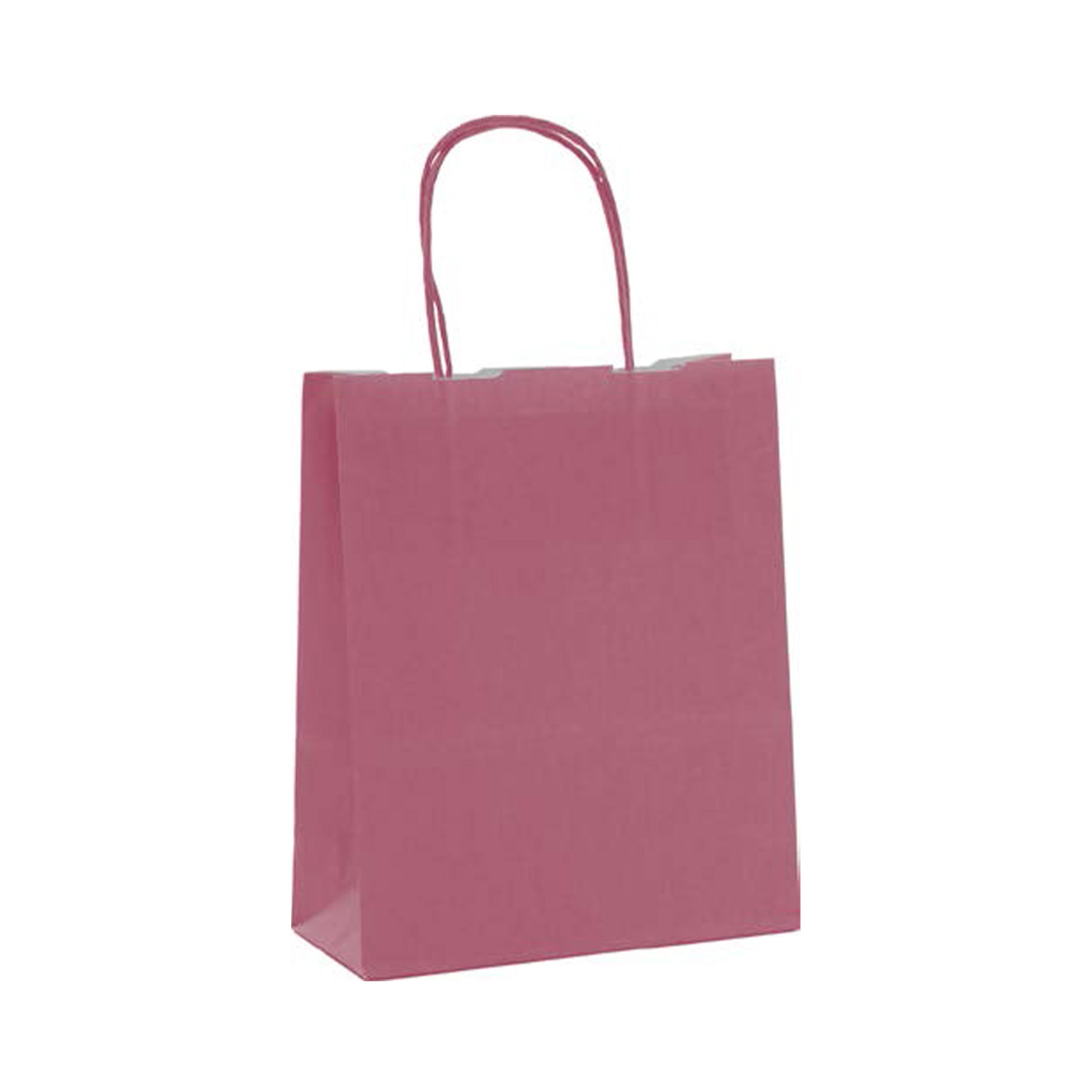 Sac cabas en papier kraft rose