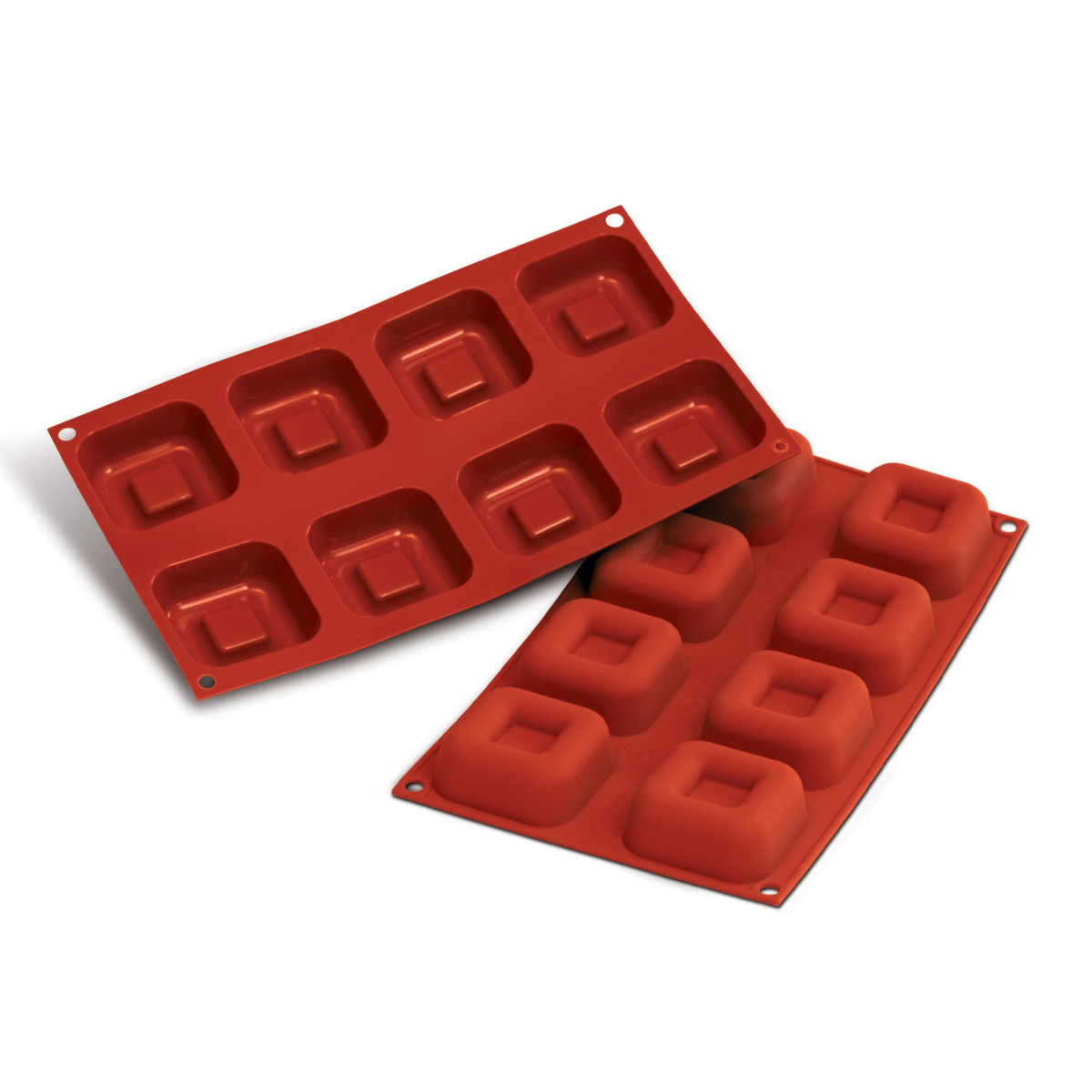 Moule Savarins Carrés en silicone