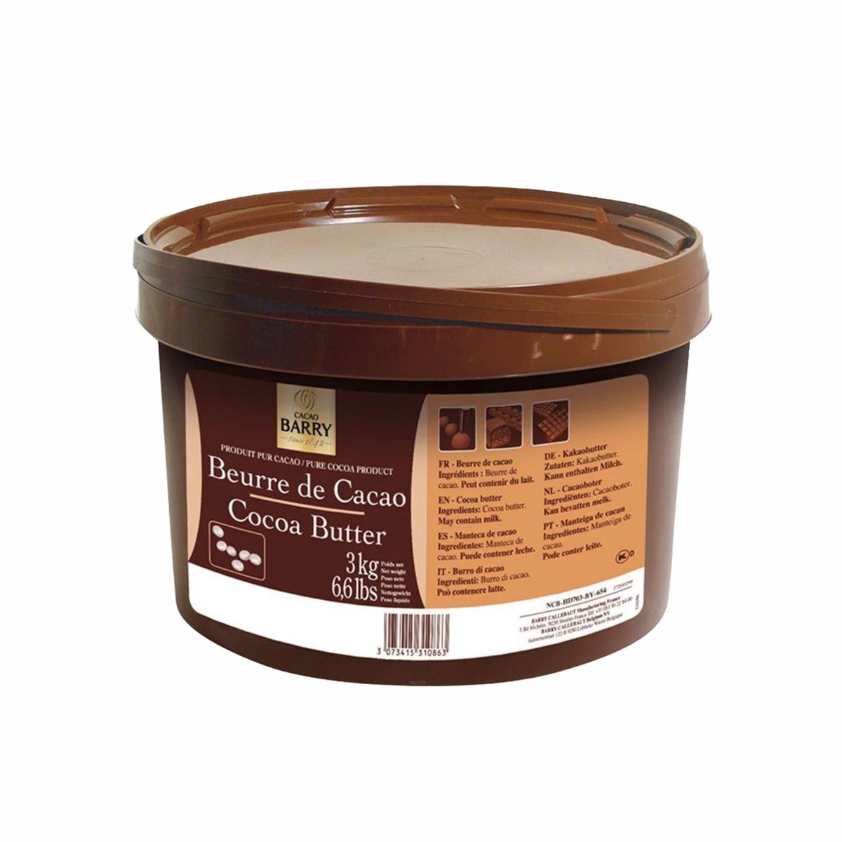 Cacao Barry - Beurre de Cacao en Pistoles