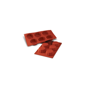 moule silicone à 6 empreintes ondulées