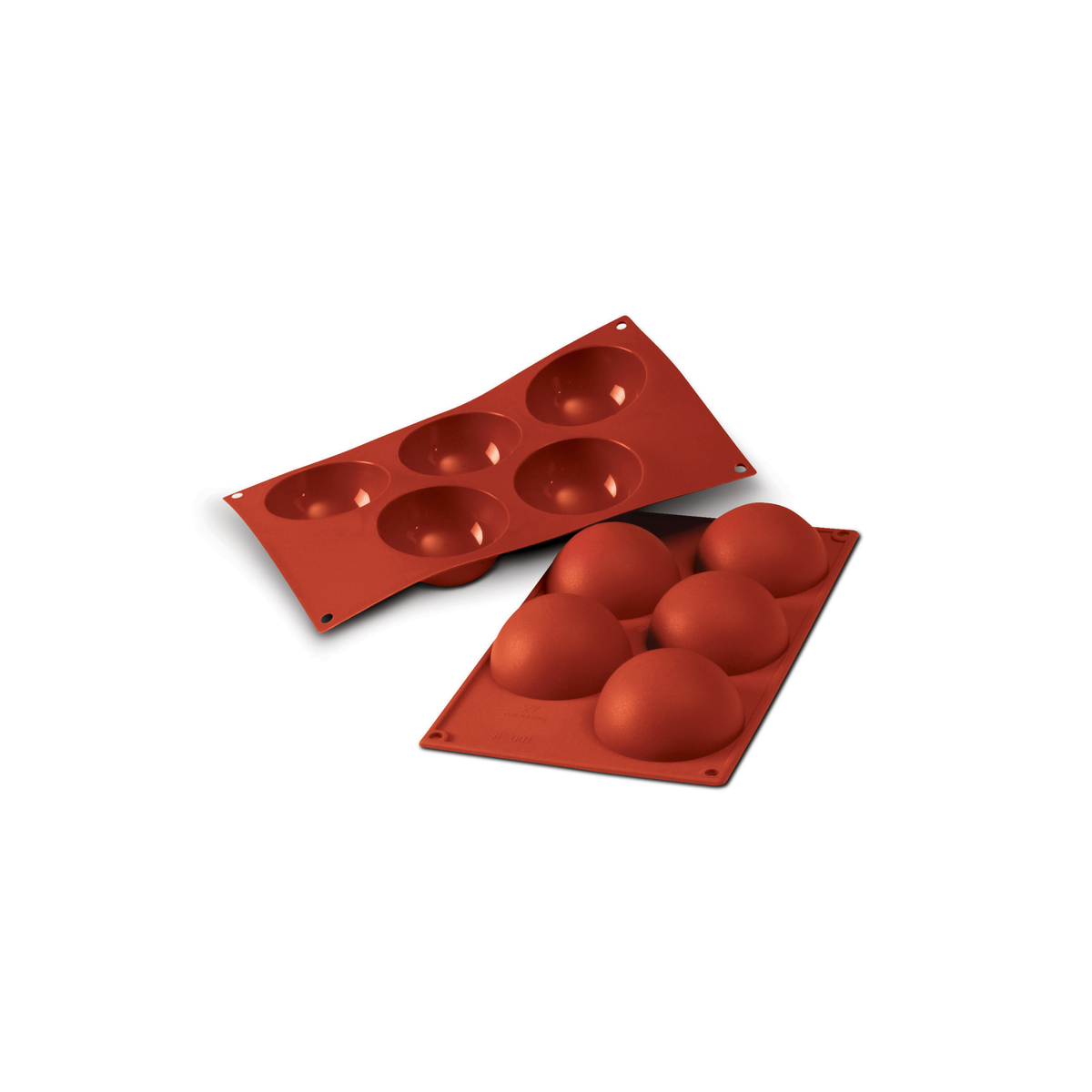 moule silicone à 5 demi sphères