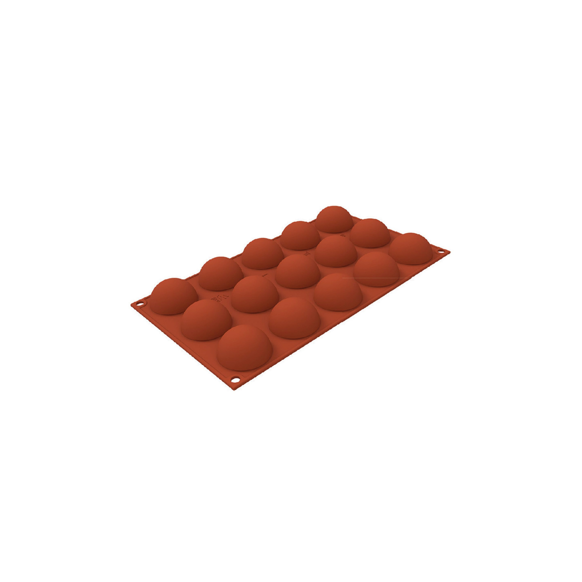 moule silicone à 15 demi sphères
