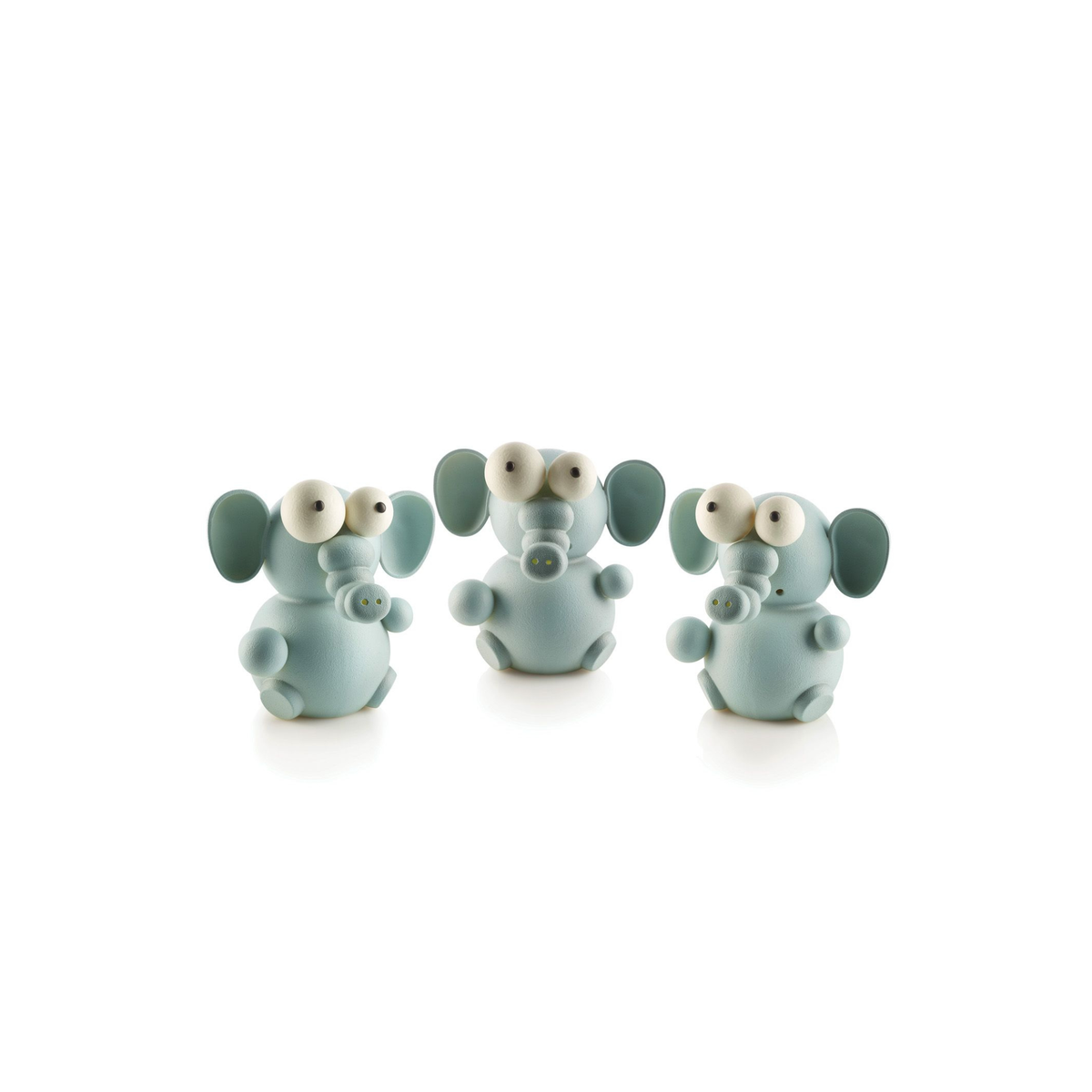 Entremets éléphant bleu – présentation de trois réalisations