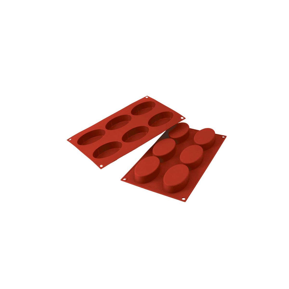 moule silicone à 6 entremets ovales