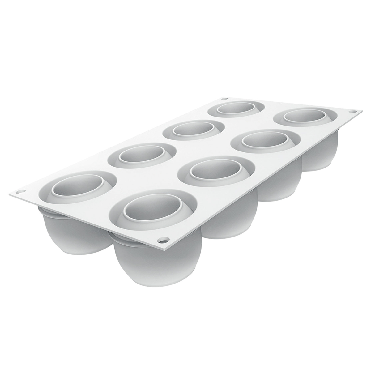 Moule silicone 8 entremets ronds avec insert