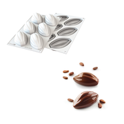 Moule silicone 6 empreintes cabosse de cacao