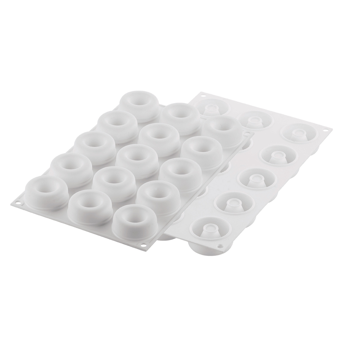 Moules silicone pour entremets individuels en forme d’anneau