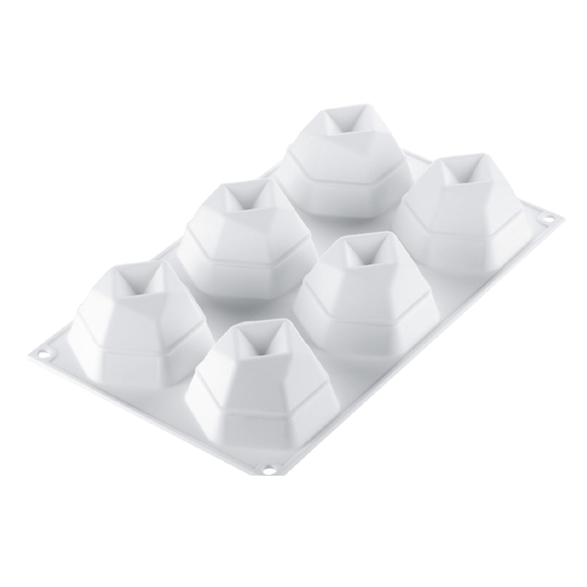 Moule silicone Silikomart 6 empreintes géométriques