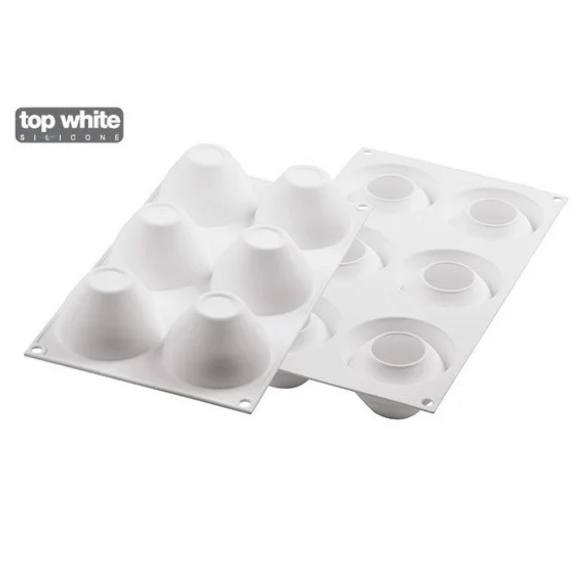 Kit moules silicone 6 entremets individuels avec insert