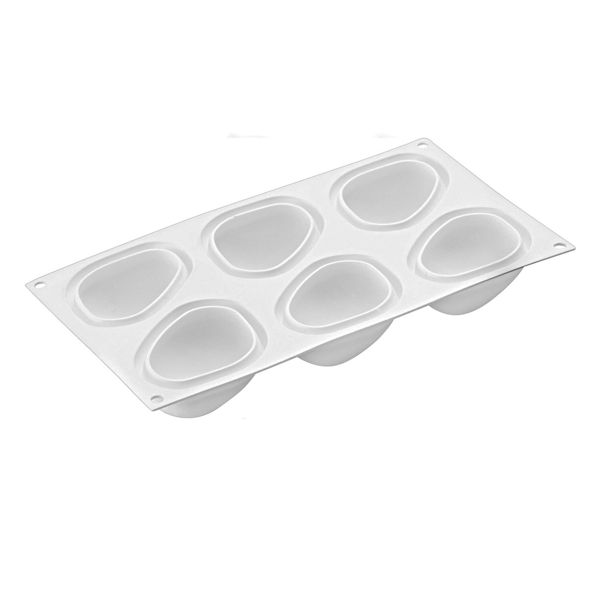 Moule silicone 6 empreintes Zen 100 vue intérieure