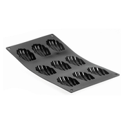 Moule en silicone 9 madeleines pour pâtisserie