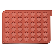 Tapis silicone 42 empreintes cœur