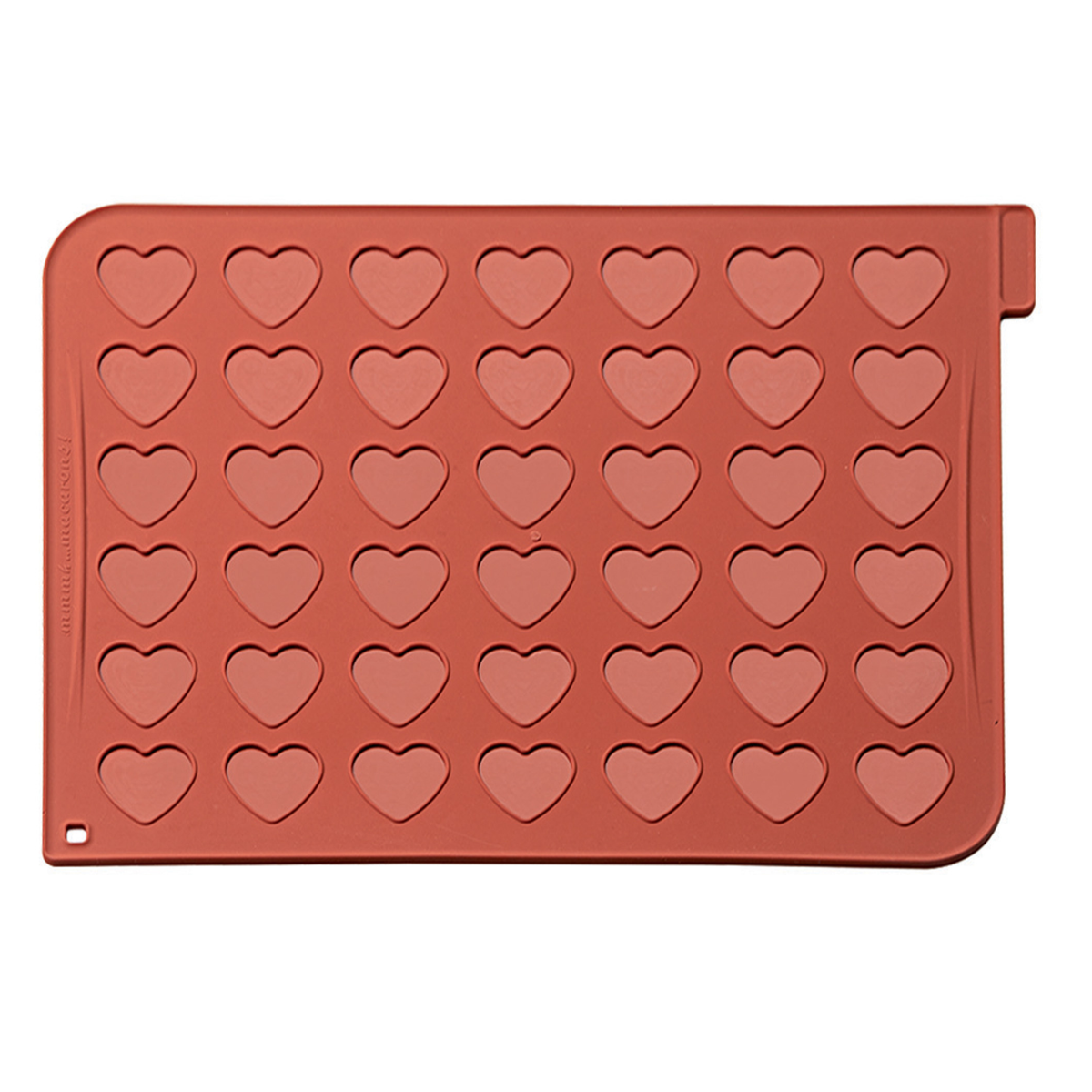 Tapis silicone 42 empreintes cœur