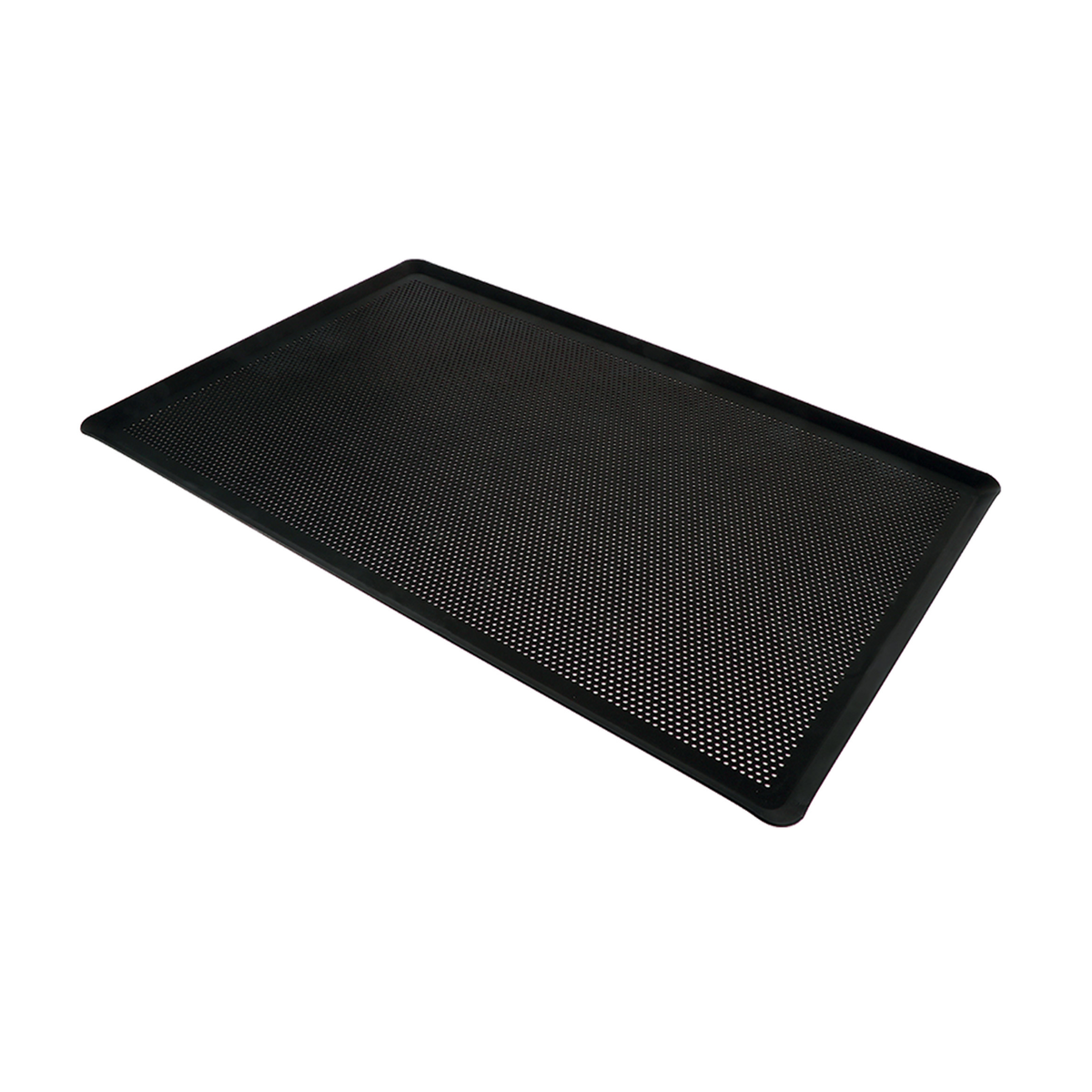 Plaque de cuisson perforée noire pour pâtisserie et viennoiseries