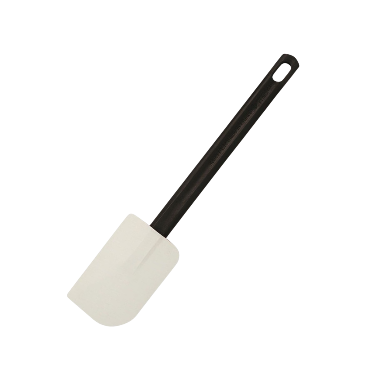 Spatule souple en silicone avec manche noir
