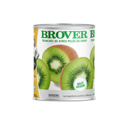 Tranches de kiwis pelés au sirop Brover
