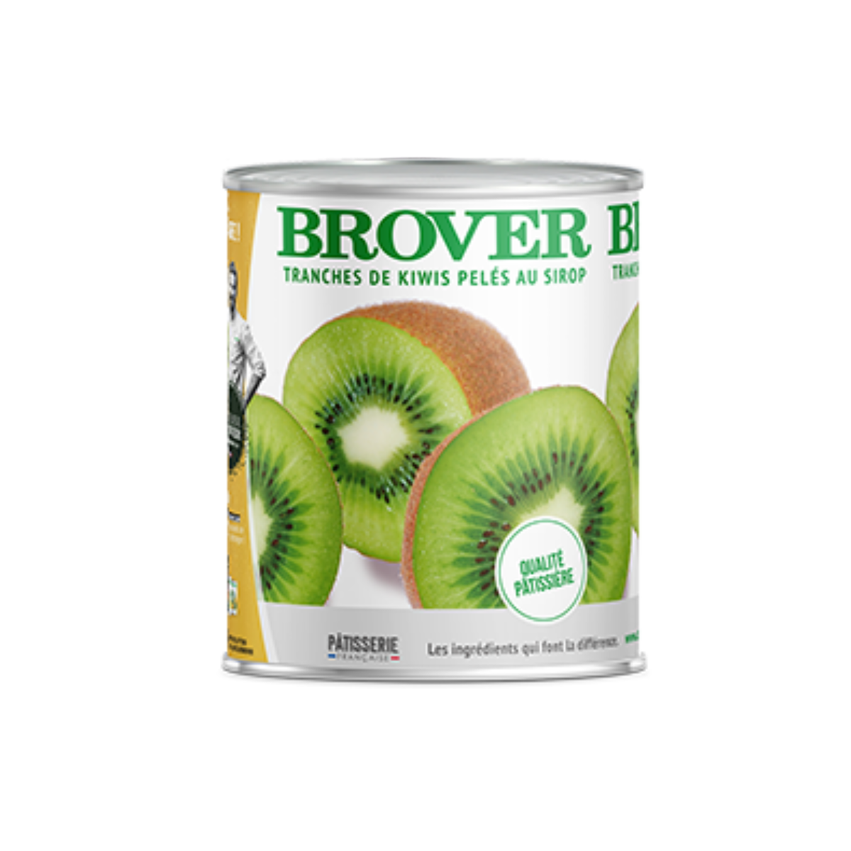 Tranches de kiwis pelés au sirop Brover
