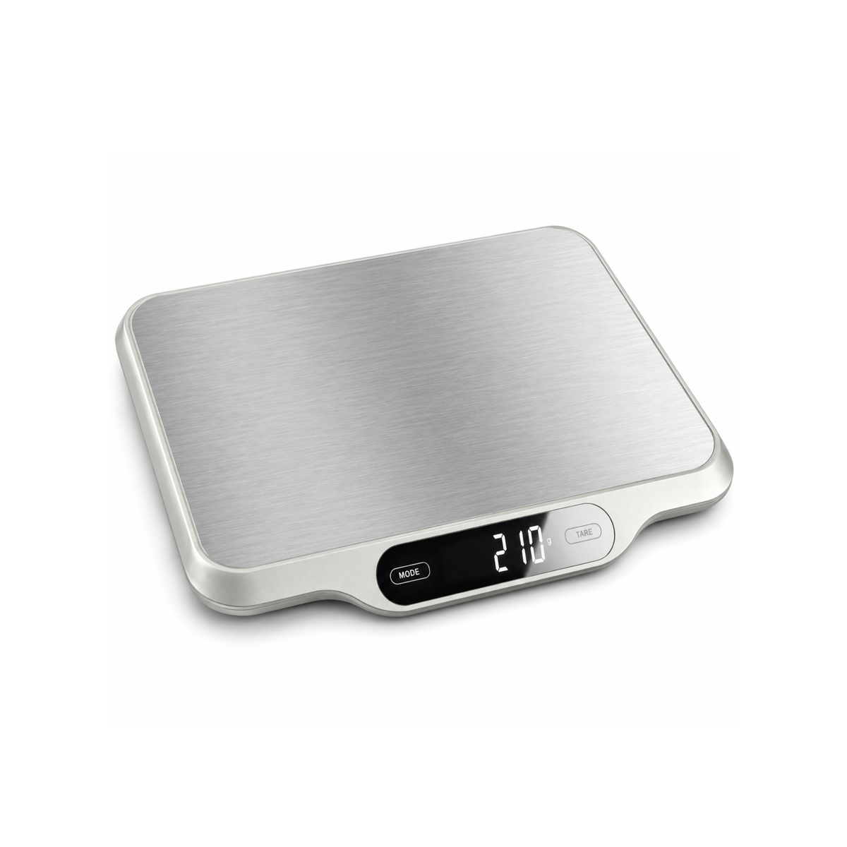 Balance de cuisine électronique en inox avec écran digital
