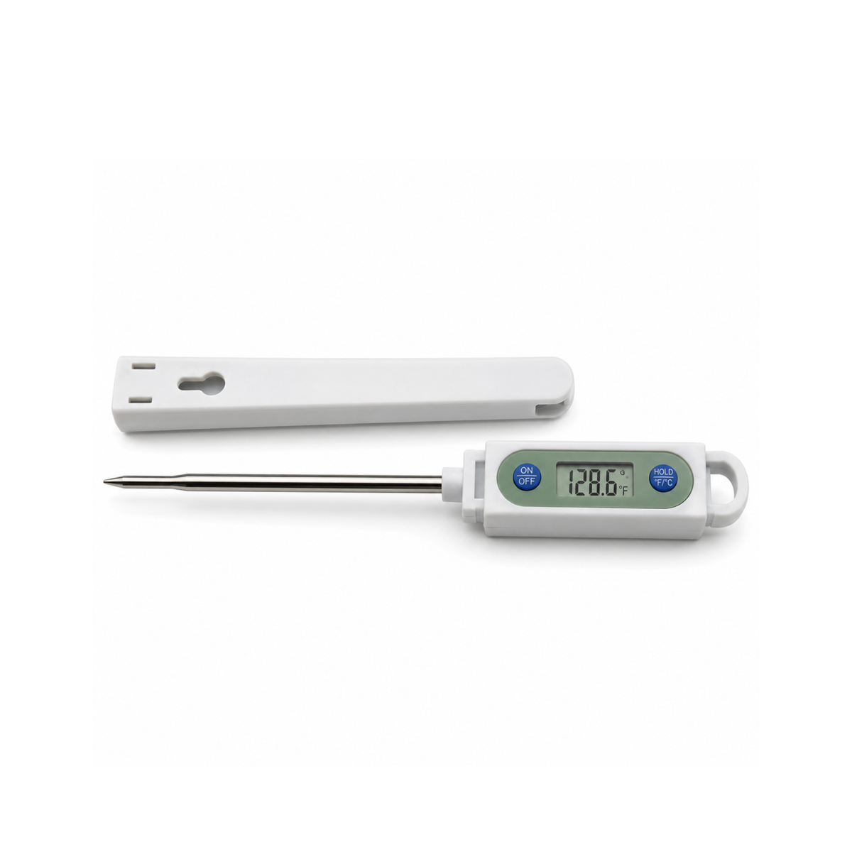 Thermomètre digital à sonde avec étui de protection
