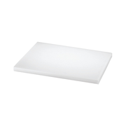 Planche à découper blanche rectangulaire professionnelle
