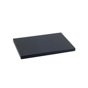 Planche à découper noire rectangulaire professionnelle
