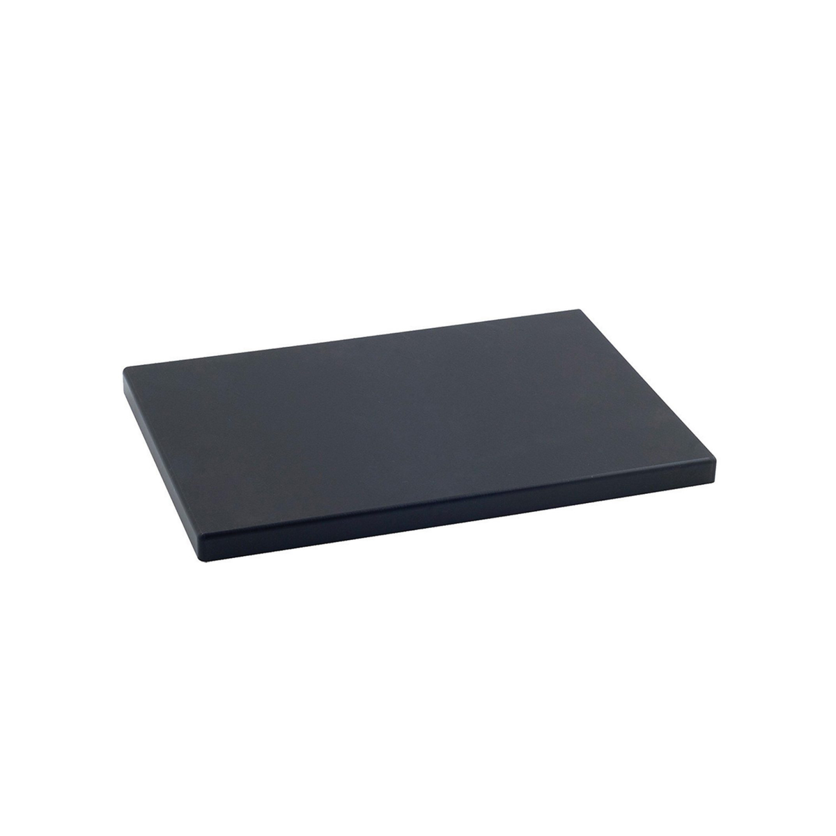 Planche à découper noire rectangulaire professionnelle