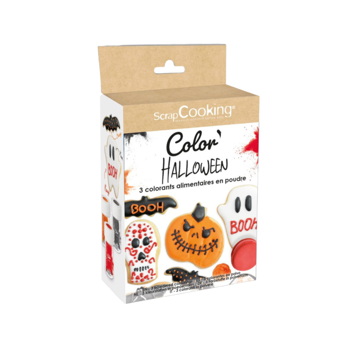 ScrapCooking Color’ Halloween – Coffret de 3 colorants alimentaires en poudre