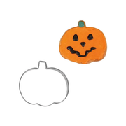 Emporte-pièce citrouille Halloween avec biscuit décoré