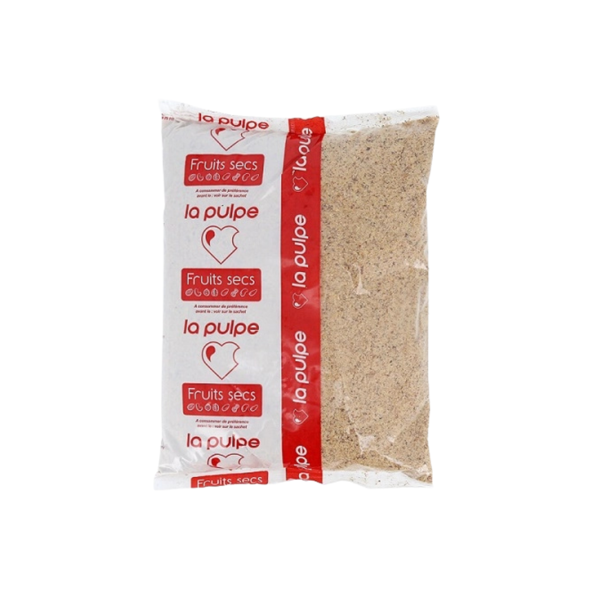 sachet de noisettes en poudre